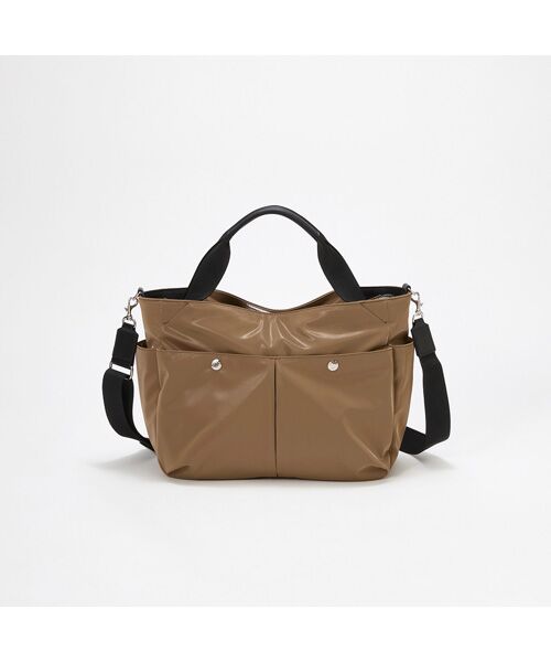 TOPKAPI / トプカピ トートバッグ | 【Breath TOPKAPI】Train 防水ポリエステル ショルダー付き A4 トートバッグ / キャリー対応 | 詳細3