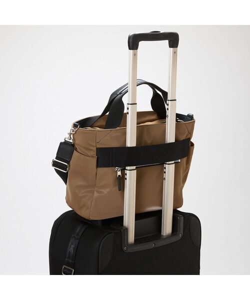 TOPKAPI / トプカピ トートバッグ | 【Breath TOPKAPI】Train 防水ポリエステル ショルダー付き A4 トートバッグ / キャリー対応 | 詳細21