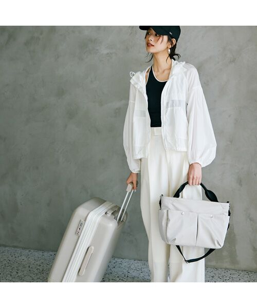 TOPKAPI / トプカピ トートバッグ | 【Breath TOPKAPI】Train 防水ポリエステル ショルダー付き A4 トートバッグ / キャリー対応 | 詳細24