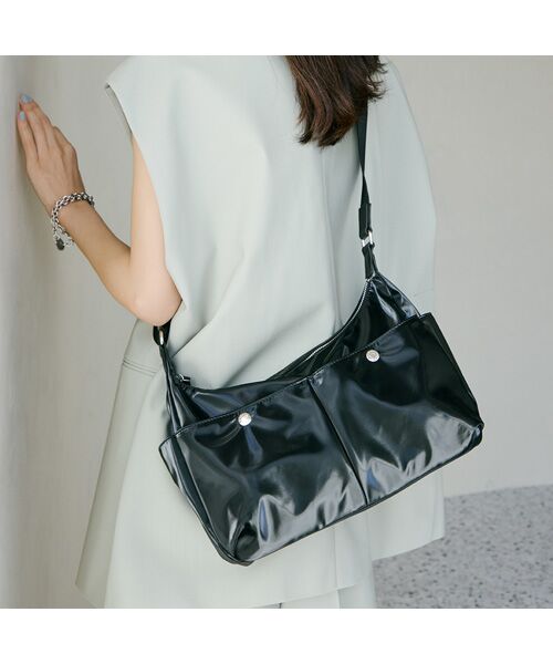 TOPKAPI / トプカピ ショルダーバッグ | 【Breath TOPKAPI】【軽量430g】Train 防水ポリエステル ワイド ショルダーバッグ | 詳細1