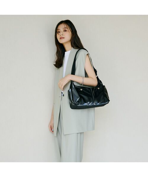 TOPKAPI / トプカピ ショルダーバッグ | 【Breath TOPKAPI】【軽量430g】Train 防水ポリエステル ワイド ショルダーバッグ | 詳細2