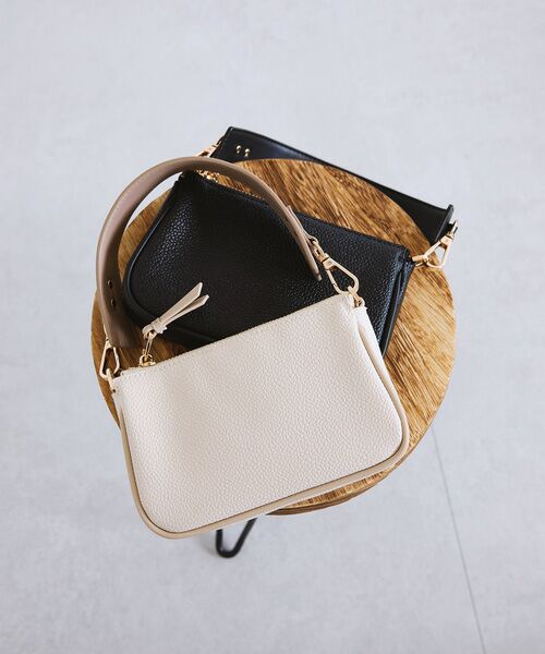 TOPKAPI / トプカピ ハンドバッグ | 【Breath TOPKAPI】【TOPKAPI × 藤本美貴さんコラボ】スコッチグレイン サブバッグ付きミニバッグ/撥水 | 詳細5