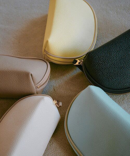 TOPKAPI / トプカピ ポーチ | 【Breath TOPKAPI】【TOPKAPI × 藤本美貴さんコラボ】スコッチグレイン ラウンドポーチ/撥水 | 詳細11