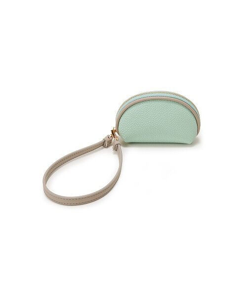 TOPKAPI / トプカピ キーケース | 【Breath TOPKAPI】【TOPKAPI × 藤本美貴さんコラボ】スコッチグレイン ラウンド ミニポーチ キーケース/撥水 | 詳細5