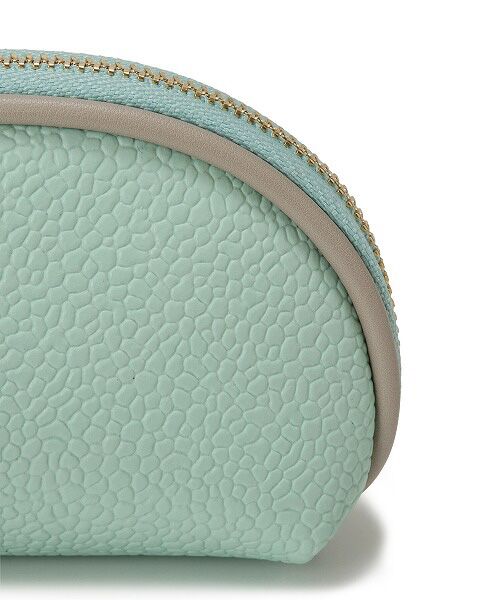 TOPKAPI / トプカピ キーケース | 【Breath TOPKAPI】【TOPKAPI × 藤本美貴さんコラボ】スコッチグレイン ラウンド ミニポーチ キーケース/撥水 | 詳細6