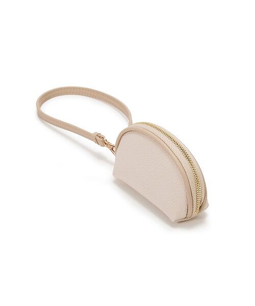 TOPKAPI / トプカピ キーケース | 【Breath TOPKAPI】【TOPKAPI × 藤本美貴さんコラボ】スコッチグレイン ラウンド ミニポーチ キーケース/撥水 | 詳細8