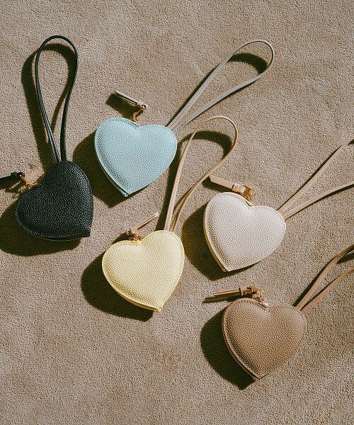 TOPKAPI / トプカピ キーケース | 【Breath TOPKAPI】【TOPKAPI × 藤本美貴さんコラボ】スコッチグレイン ハートチャーム ポーチ/撥水 | 詳細3