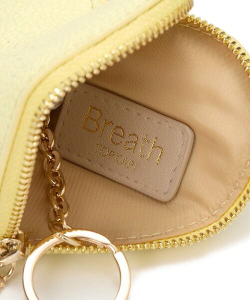 TOPKAPI / トプカピ キーケース | 【Breath TOPKAPI】【TOPKAPI × 藤本美貴さんコラボ】スコッチグレイン ハートチャーム ポーチ/撥水 | 詳細15