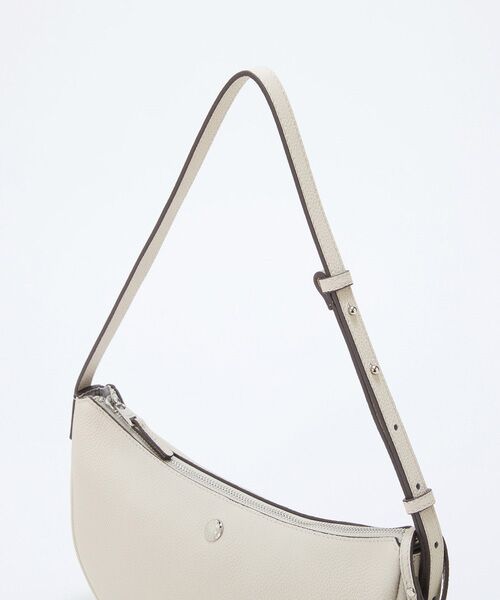 TOPKAPI / トプカピ ショルダーバッグ | 【Breath TOPKAPI】シュリンクレザー ハーフムーン ショルダーバッグ / チャーム付き | 詳細6