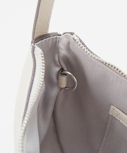 TOPKAPI / トプカピ ショルダーバッグ | 【Breath TOPKAPI】シュリンクレザー ハーフムーン ショルダーバッグ / チャーム付き | 詳細15