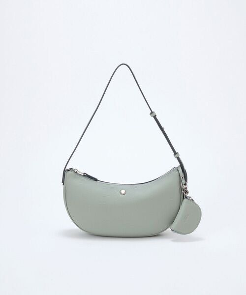 TOPKAPI / トプカピ ショルダーバッグ | 【Breath TOPKAPI】シュリンクレザー ハーフムーン ショルダーバッグ / チャーム付き | 詳細26