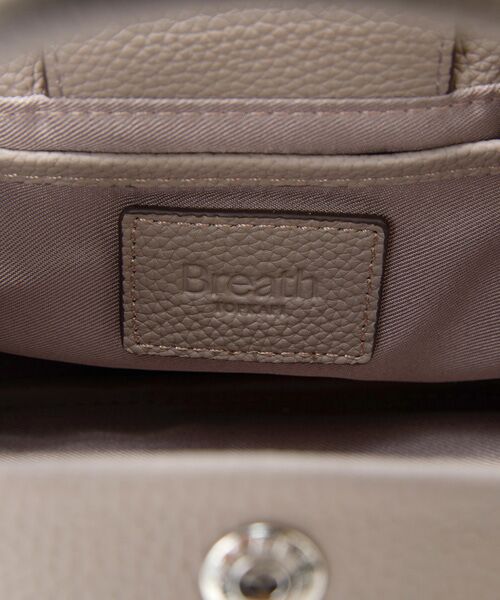 TOPKAPI / トプカピ トートバッグ | 【Breath TOPKAPI】シュリンクレザー ショルダー付き ミニ トートバッグ / チャーム付き | 詳細18
