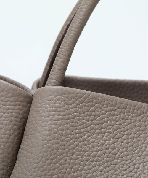 TOPKAPI / トプカピ トートバッグ | 【Breath TOPKAPI】シュリンクレザー ショルダー付き ミニ トートバッグ / チャーム付き | 詳細22