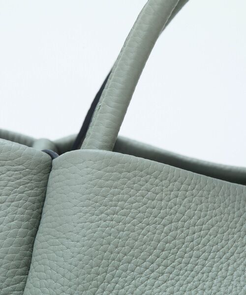 TOPKAPI / トプカピ トートバッグ | 【Breath TOPKAPI】シュリンクレザー ショルダー付き ミニ トートバッグ / チャーム付き | 詳細24