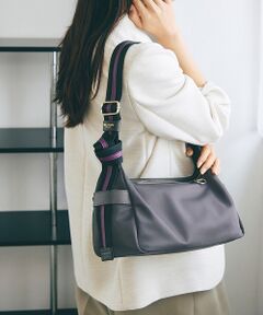 TOPKAPI / トプカピ ショルダーバッグ | 【TREASURE TOPKAPI】ナイロン ストライプ ベルト ショルダー バッグ