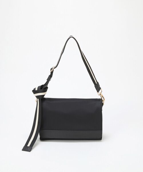 TOPKAPI / トプカピ ショルダーバッグ | 【TREASURE TOPKAPI】ナイロン ストライプ ベルト フラップ ショルダー バッグ | 詳細3