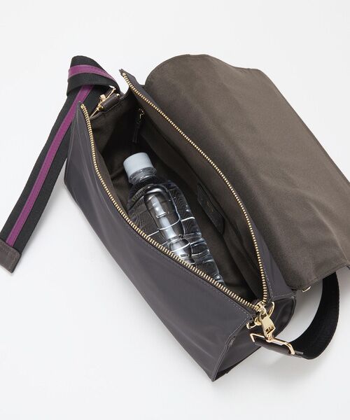TOPKAPI / トプカピ ショルダーバッグ | 【TREASURE TOPKAPI】ナイロン ストライプ ベルト フラップ ショルダー バッグ | 詳細16