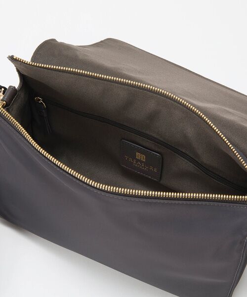 TOPKAPI / トプカピ ショルダーバッグ | 【TREASURE TOPKAPI】ナイロン ストライプ ベルト フラップ ショルダー バッグ | 詳細17