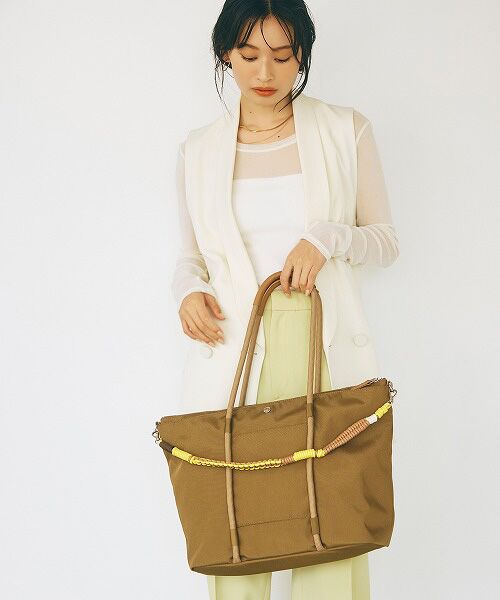 TOPKAPI / トプカピ トートバッグ | 【Breath TOPKAPI】コードチャーム付き ビッグ トートバッグ | 詳細4