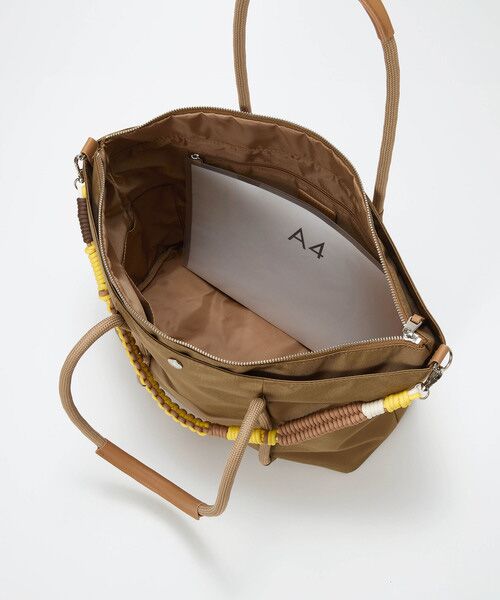 TOPKAPI / トプカピ トートバッグ | 【Breath TOPKAPI】コードチャーム付き ビッグ トートバッグ | 詳細15