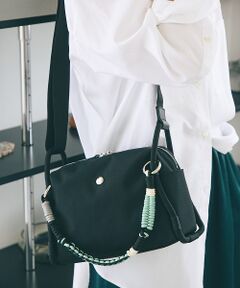 TOPKAPI / トプカピ ショルダーバッグ | 【Breath TOPKAPI】コードチャーム付き ショルダーバッグ