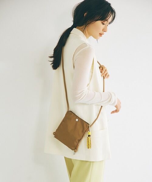 TOPKAPI / トプカピ ショルダーバッグ | 【Breath TOPKAPI】コードチャーム付き ミニショルダーバッグ / サコッシュ | 詳細4