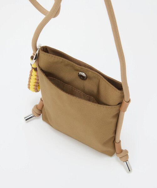 TOPKAPI / トプカピ ショルダーバッグ | 【Breath TOPKAPI】コードチャーム付き ミニショルダーバッグ / サコッシュ | 詳細12