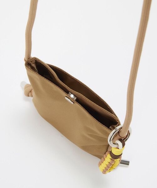 TOPKAPI / トプカピ ショルダーバッグ | 【Breath TOPKAPI】コードチャーム付き ミニショルダーバッグ / サコッシュ | 詳細16