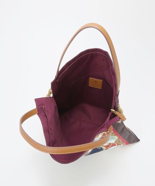 TOPKAPI / トプカピ トートバッグ | 【TREASURE TOPKAPI】マイルドサテン スカーフ柄 トートバッグ | 詳細11