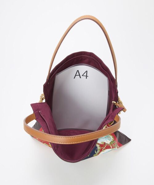 TOPKAPI / トプカピ トートバッグ | 【TREASURE TOPKAPI】マイルドサテン スカーフ柄 トートバッグ | 詳細12