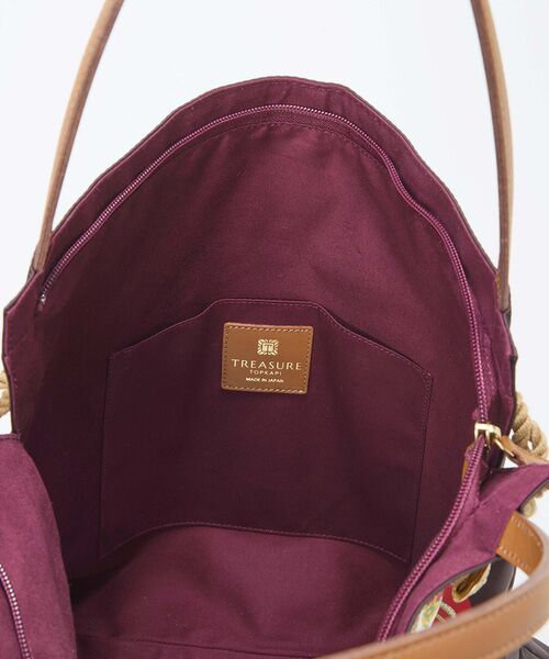 TOPKAPI / トプカピ トートバッグ | 【TREASURE TOPKAPI】マイルドサテン スカーフ柄 トートバッグ | 詳細13