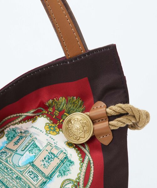 TOPKAPI / トプカピ トートバッグ | 【TREASURE TOPKAPI】マイルドサテン スカーフ柄 トートバッグ | 詳細15