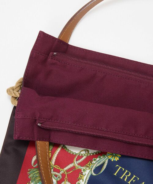 TOPKAPI / トプカピ トートバッグ | 【TREASURE TOPKAPI】マイルドサテン スカーフ柄 トートバッグ | 詳細16