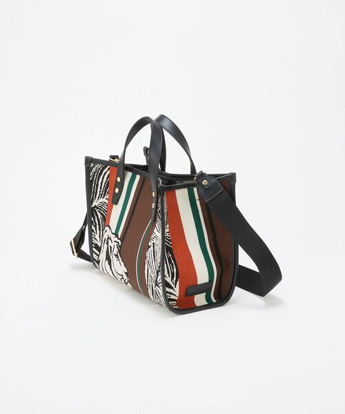 TOPKAPI / トプカピ トートバッグ | 【TREASURE TOPKAPI】ニットジャガード ライオン柄 2way ミニ トートバッグ | 詳細5