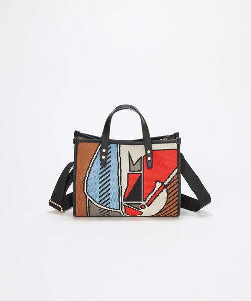 TOPKAPI / トプカピ トートバッグ | 【TREASURE TOPKAPI】ニットジャガード  2way ミニ トートバッグ | 詳細14