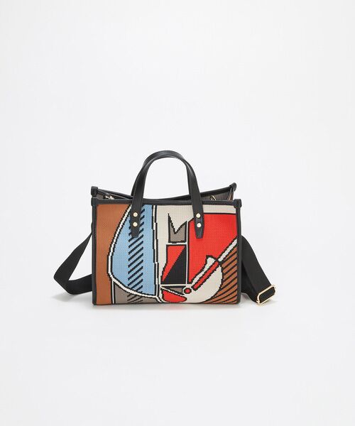 TOPKAPI / トプカピ トートバッグ | 【TREASURE TOPKAPI】ニットジャガード  2way ミニ トートバッグ | 詳細16