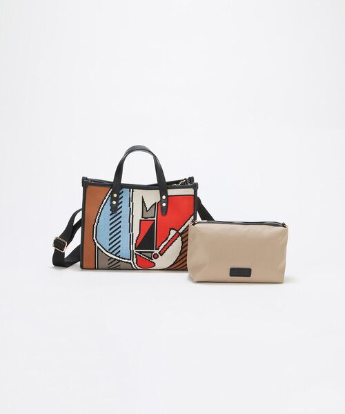 TOPKAPI / トプカピ トートバッグ | 【TREASURE TOPKAPI】ニットジャガード  2way ミニ トートバッグ | 詳細18