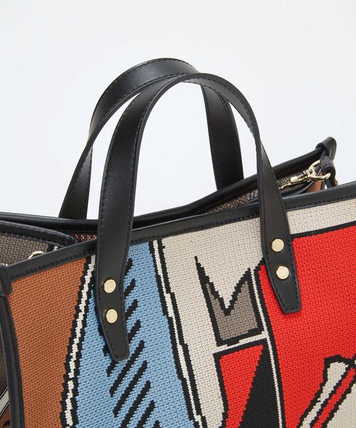 TOPKAPI / トプカピ トートバッグ | 【TREASURE TOPKAPI】ニットジャガード  2way ミニ トートバッグ | 詳細20