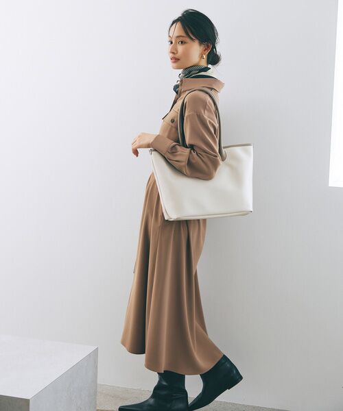 TOPKAPI / トプカピ トートバッグ | 【Breath TOPKAPI】RIPPLE リプル レザーハンドル A4 トートバッグ | 詳細4