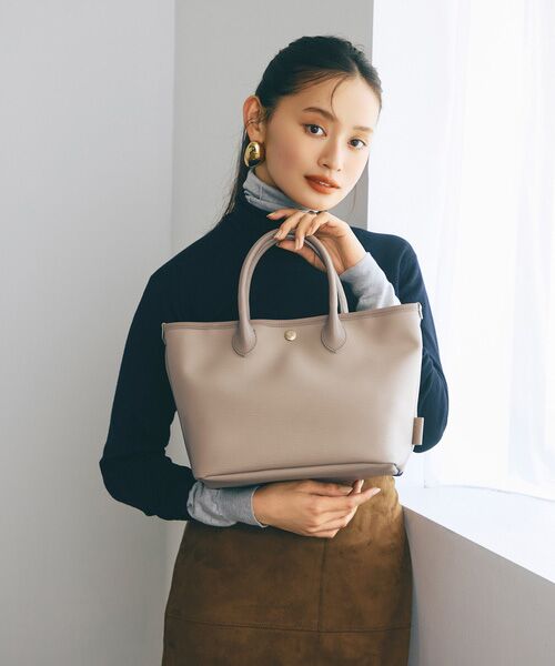 TOPKAPI / トプカピ トートバッグ | 【Breath TOPKAPI】RIPPLE リプル レザーハンドル ミニ トートバッグ | 詳細18