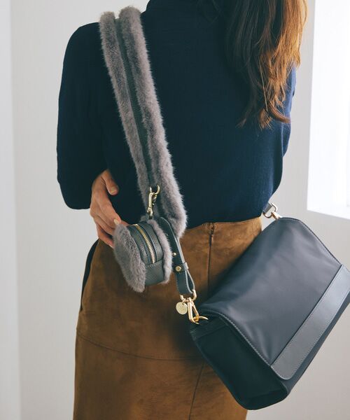 TOPKAPI / トプカピ その他小物 | 【TREASURE TOPKAPI】ムートンポーチ付き ショルダーベルト / スマホストラップ | 詳細2