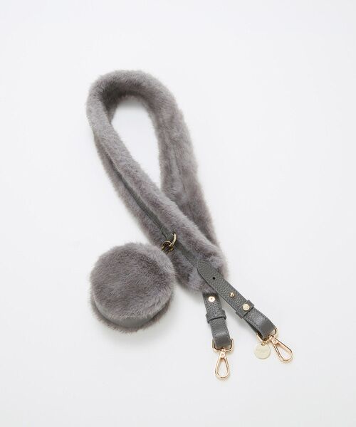 TOPKAPI / トプカピ その他小物 | 【TREASURE TOPKAPI】ムートンポーチ付き ショルダーベルト / スマホストラップ | 詳細3