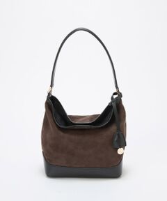 TOPKAPI / トプカピ ショルダーバッグ | 【TREASURE TOPKAPI】スエード レザーコンビ ワンショルダーバッグ チャーム付き