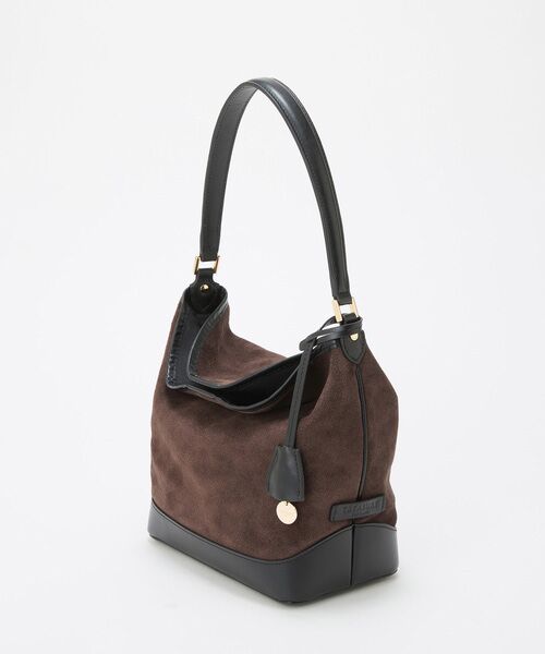 TOPKAPI / トプカピ ショルダーバッグ | 【TREASURE TOPKAPI】スエード レザーコンビ ワンショルダーバッグ チャーム付き | 詳細2