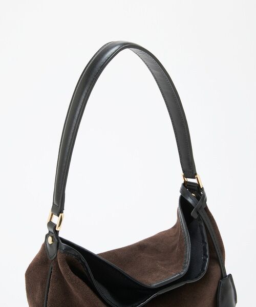 TOPKAPI / トプカピ ショルダーバッグ | 【TREASURE TOPKAPI】スエード レザーコンビ ワンショルダーバッグ チャーム付き | 詳細5