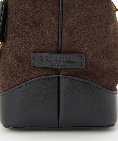 TOPKAPI / トプカピ ショルダーバッグ | 【TREASURE TOPKAPI】スエード レザーコンビ ワンショルダーバッグ チャーム付き | 詳細8