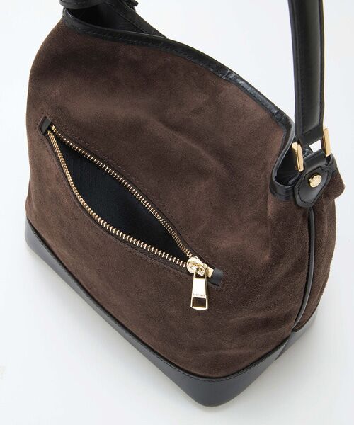 TOPKAPI / トプカピ ショルダーバッグ | 【TREASURE TOPKAPI】スエード レザーコンビ ワンショルダーバッグ チャーム付き | 詳細10