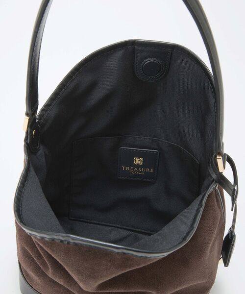 TOPKAPI / トプカピ ショルダーバッグ | 【TREASURE TOPKAPI】スエード レザーコンビ ワンショルダーバッグ チャーム付き | 詳細12
