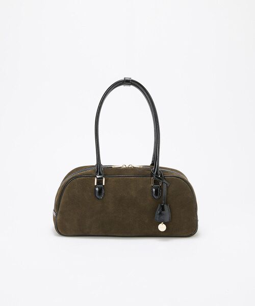 TOPKAPI / トプカピ ボストンバッグ | 【TREASURE TOPKAPI】スエード エナメルコンビ ワイド ボストンバッグ チャーム付き | 詳細19