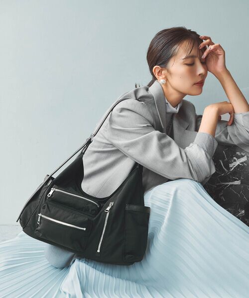 TOPKAPI / トプカピ ショルダーバッグ | 【TREASURE TOPKAPI】ナイロン アウトポケット 2way ショルダーバッグ / 軽量 | 詳細1